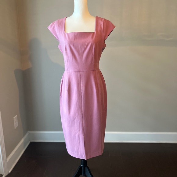 Brand New Square Neck Mauve Color Dress - Picture 1 of 2
